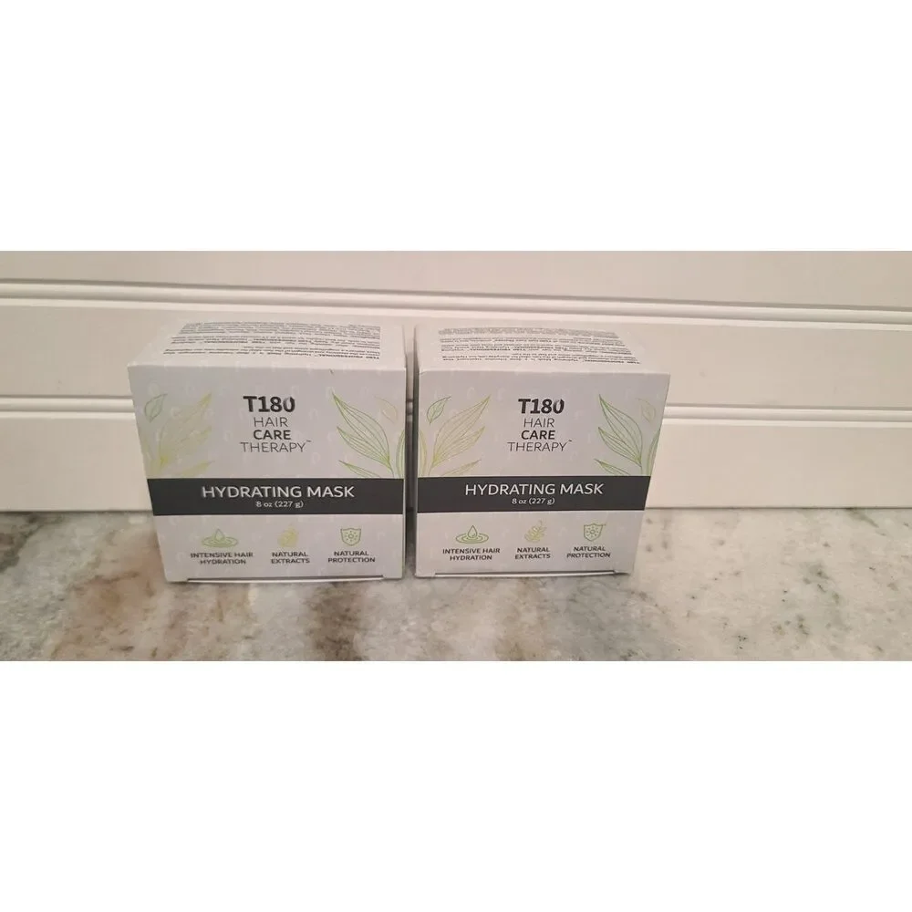 T180 Hair Care Therapy Hydrating Mask 8 OZ Lot of 2 NIB